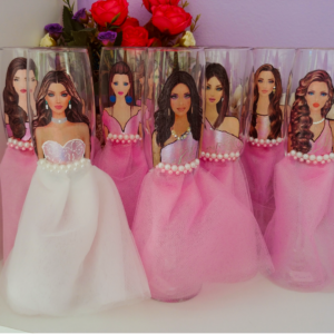 чаши за моминско парти в розово